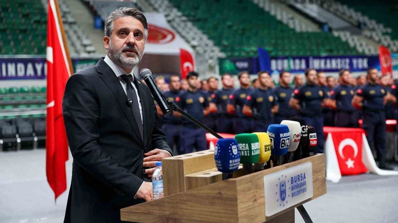 bursa itfaiyesine 150 yeni personel katıldı