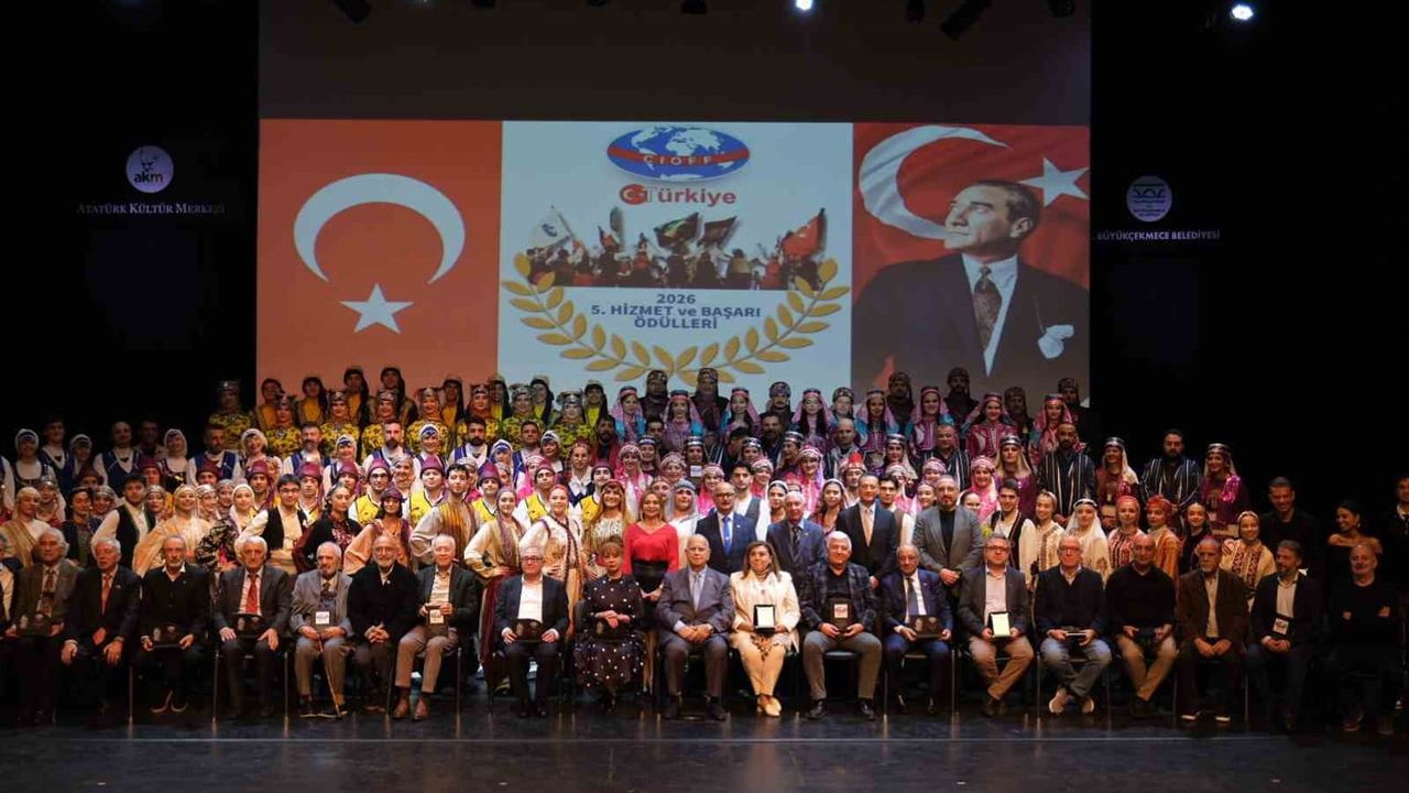 Büyükçekmece'de kültürel miras ödüllendirildi: CIOFF Türkiye hizmet ve başarı töreni
