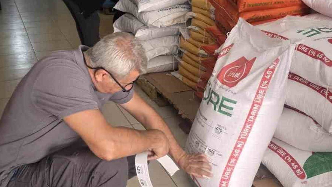 Çanakkale’de gübre izlenebilirliği DNA barkod ve bandrol denetlendi