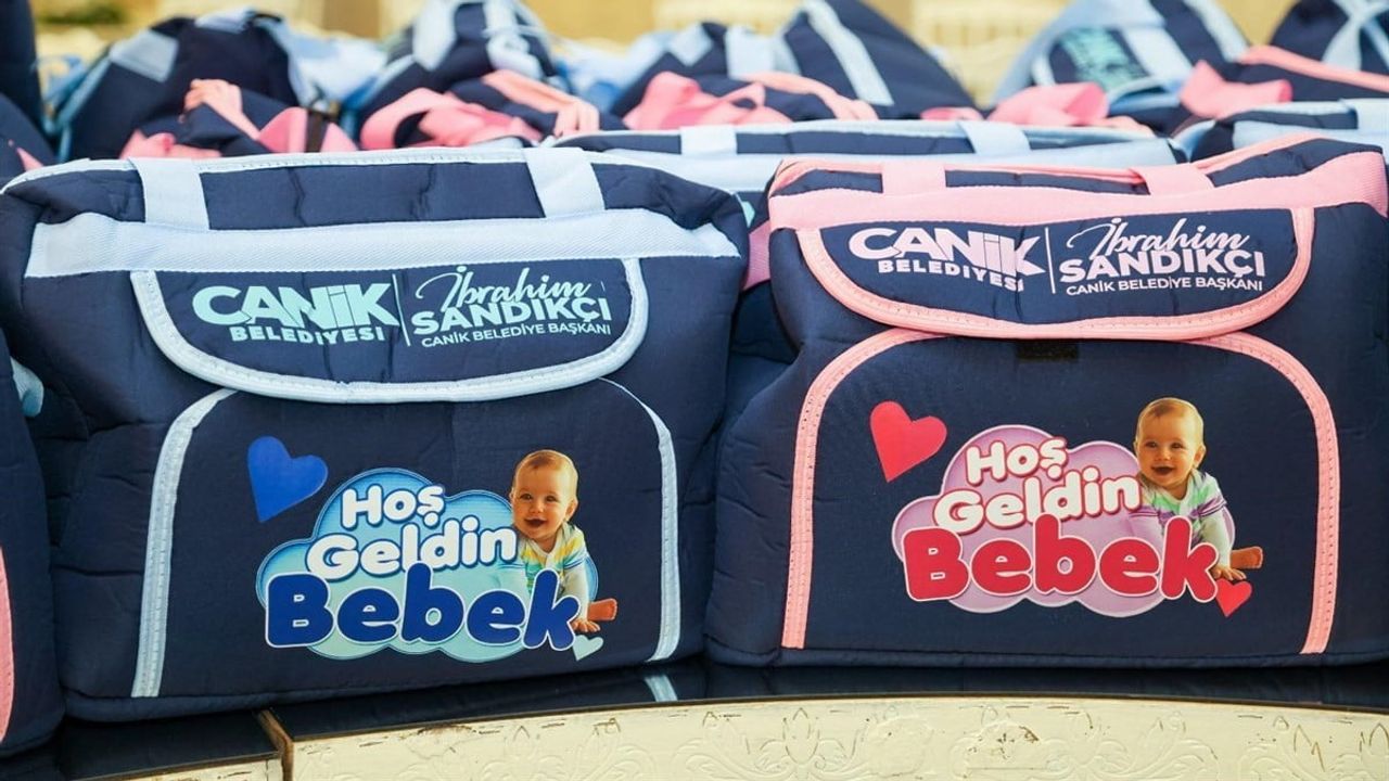 Canik belediyesinden gebelere yönelik kapsamlı bebek destek paketi