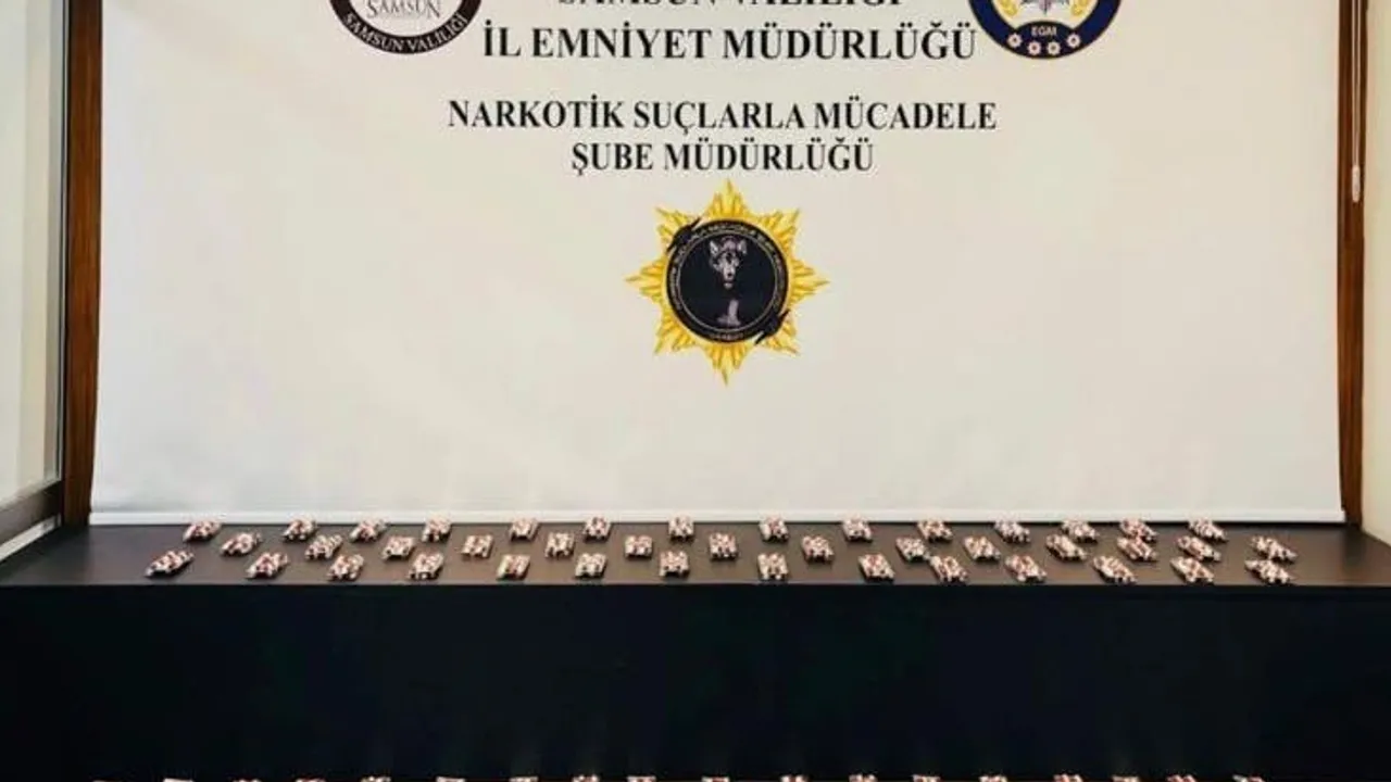 Canik'te yoğun narkotik operasyonu: 2 bin 352 sentetik ecza ele geçirildi