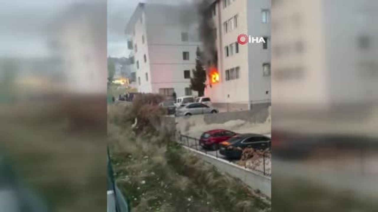 Çankaya Dikmen'de dairede doğal gaz patlaması: yangın maddi hasarla atlatıldı