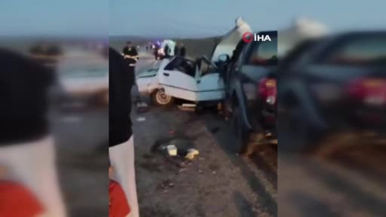 Çankırı'da Yukarıalagöz mevkisinde otomobil ile pikap çarpıştı: bir kişi yaşamını yitirdi
