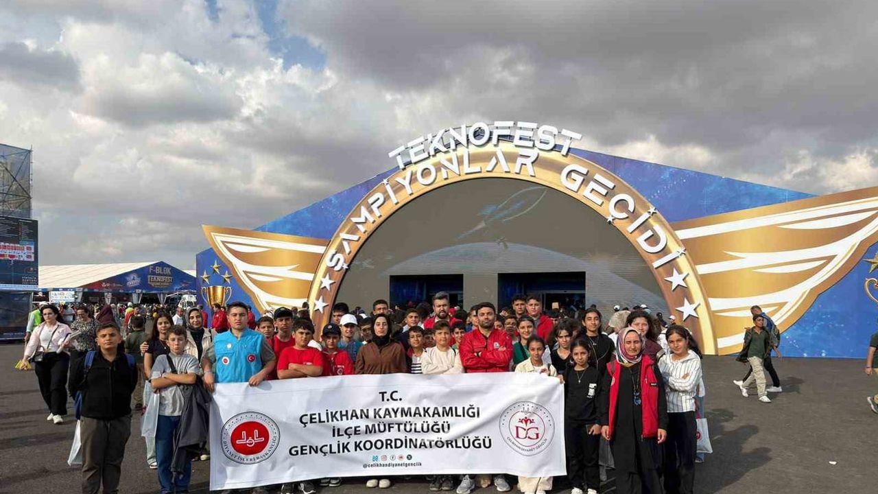 Çelikhanlı öğrenciler TEKNOFEST'te bilimle yeniliğe ilham aldı