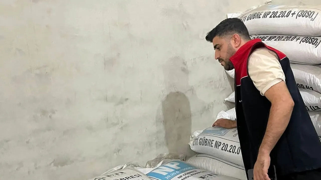 Cizre'de gübre bayilerinde sıkı denetim: üreticinin güvenliği öncelik