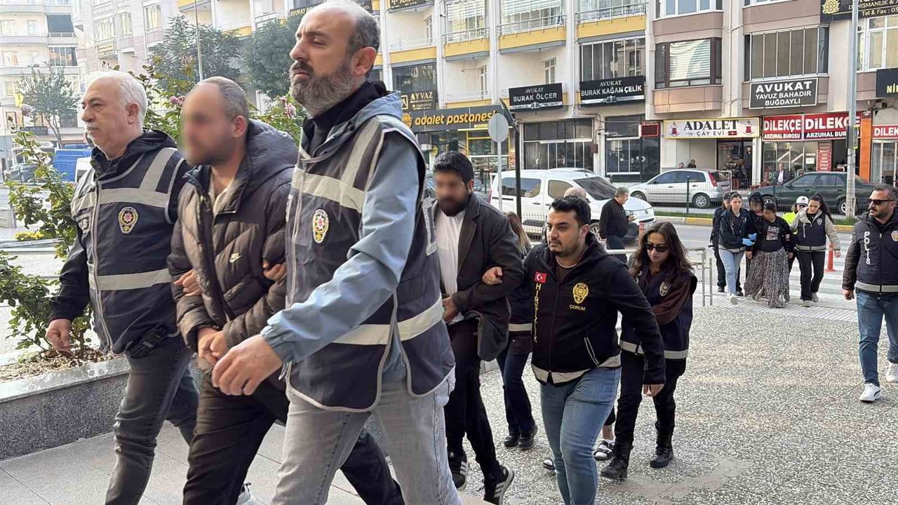 Çorum’da sanayi ve inşaatları hedef alan hırsızlık çetesine yönelik operasyonda dokuz kişi tutuklandı