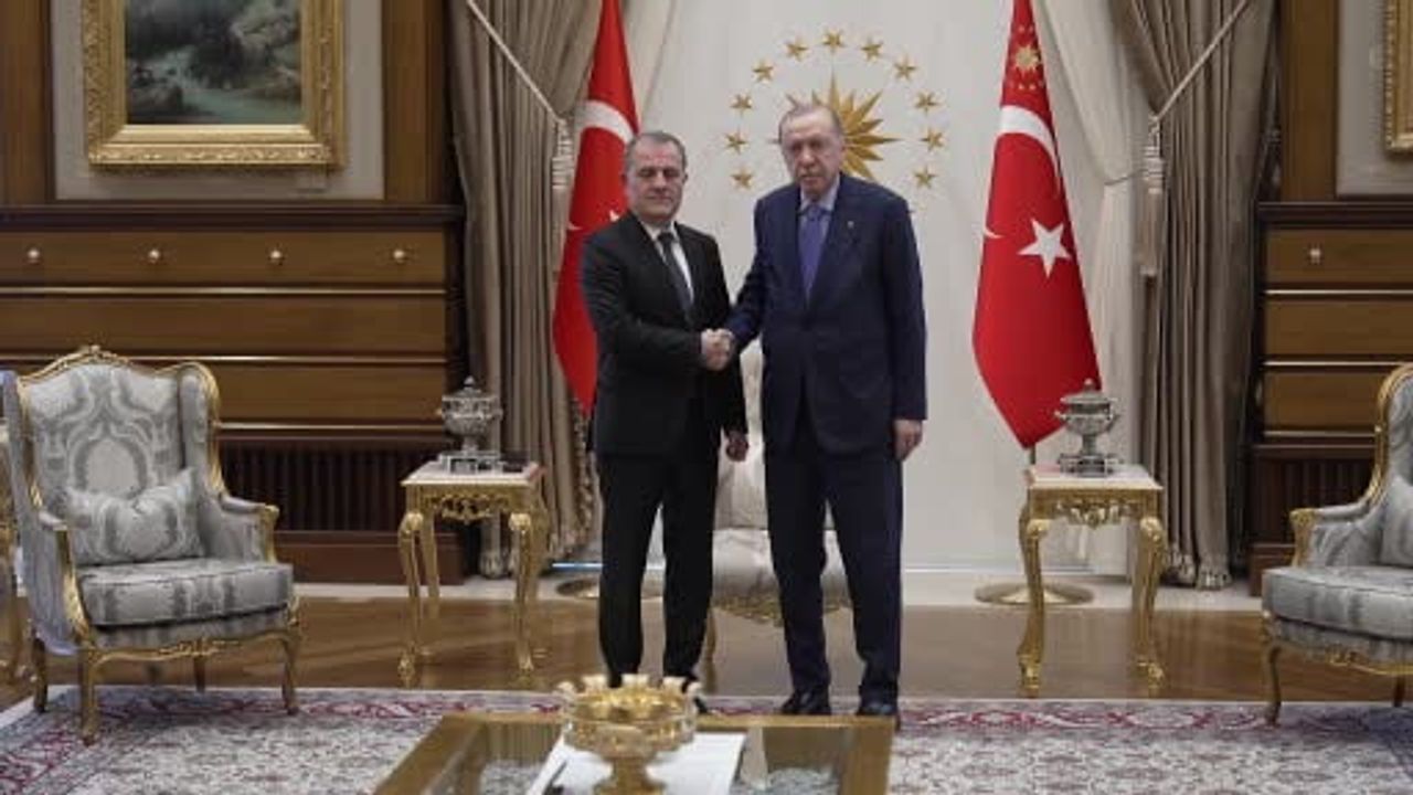 Cumhurbaşkanı Erdoğan ile Bayramov’un görüşmesi