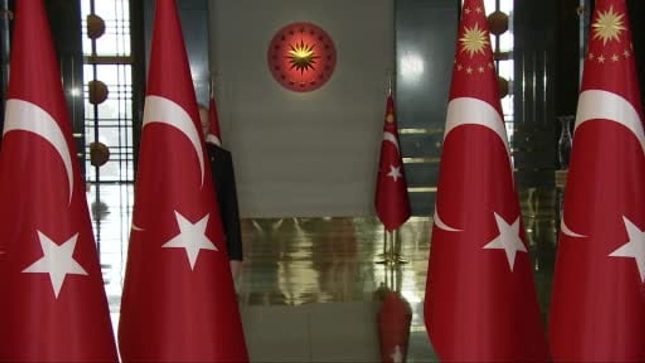 Cumhurbaşkanı Recep Tayyip Erdoğan 29 ekim tebriklerini kabul etti