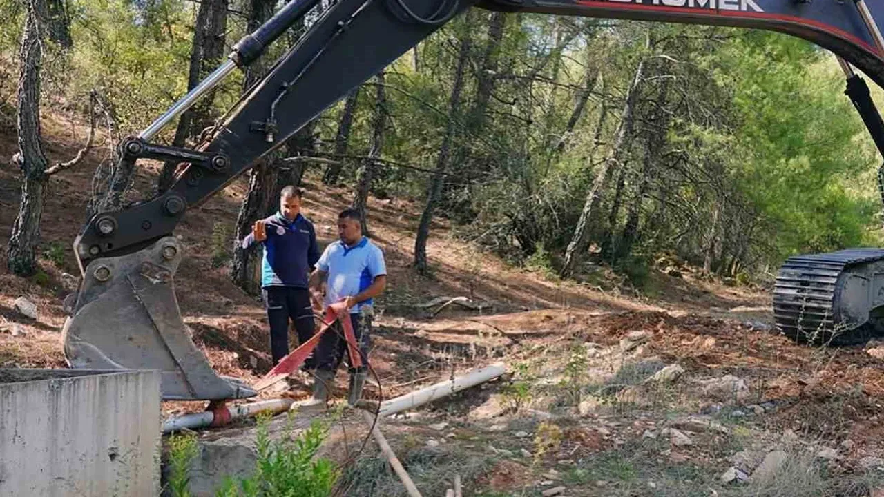 Dağdibi'nde suyun kalitesi ve miktarı sahada güvence altına alınıyor