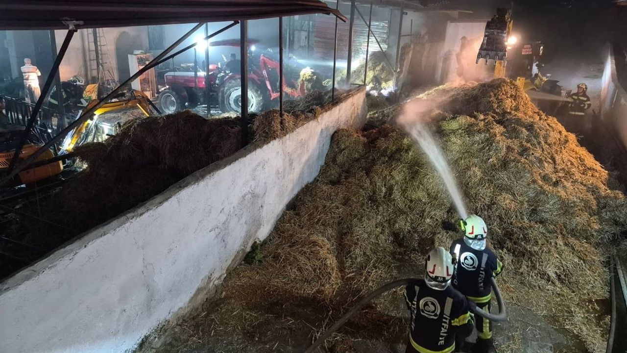 Denizli'de besihaneyi saran saman alevleri itfaiye müdahalesiyle durduruldu
