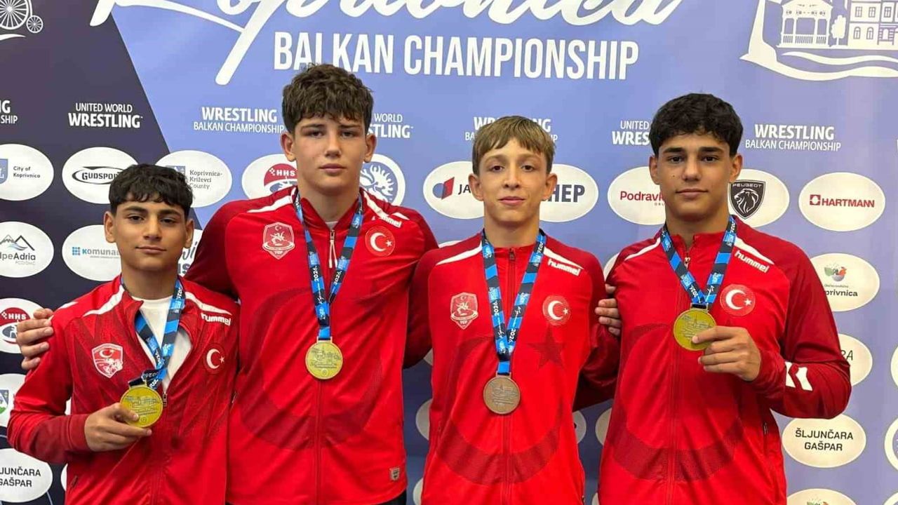 Denizli'den Koprivnica'ya madalya yağmuru