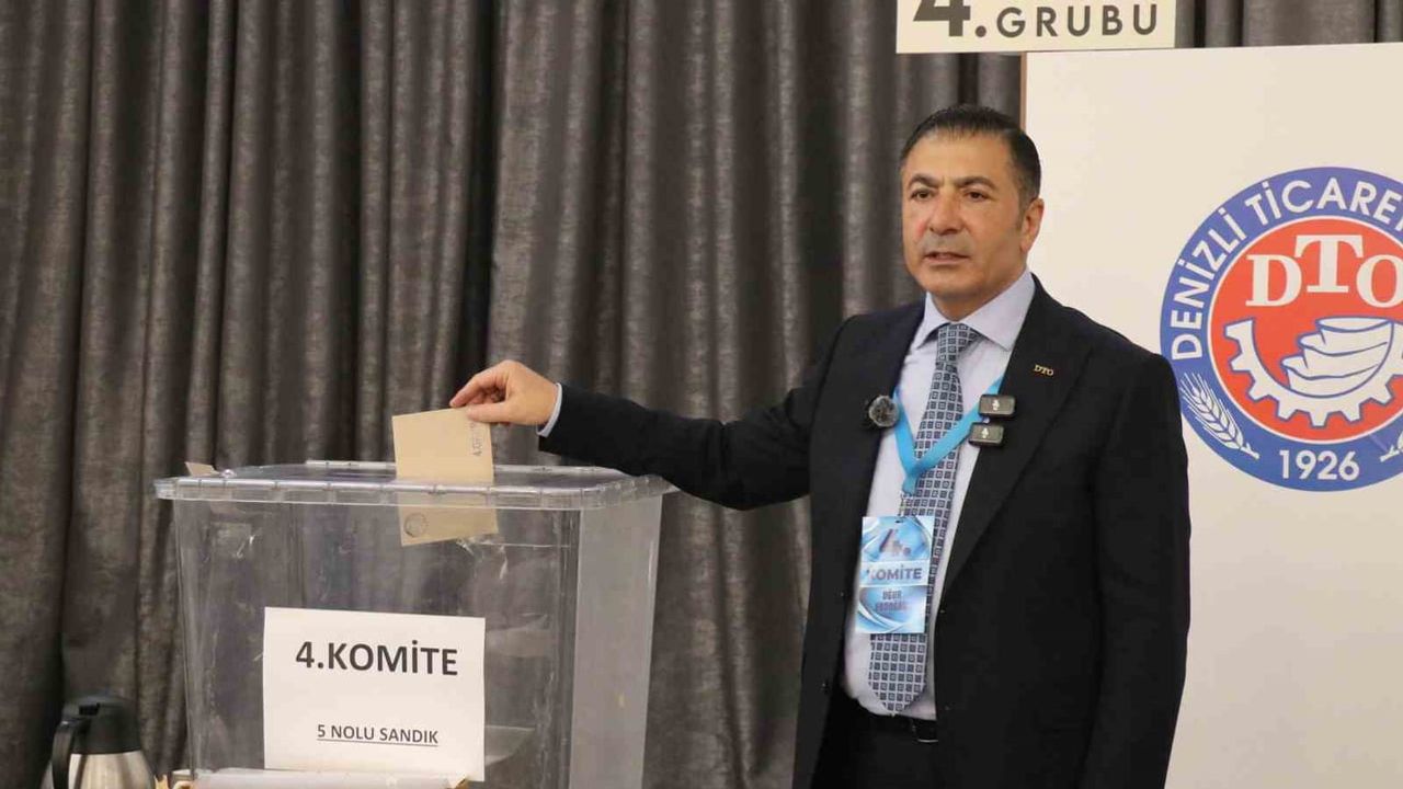 Denizli iş dünyası kararını veriyor: DTO'da yoğun katılımla sandıklar açıldı