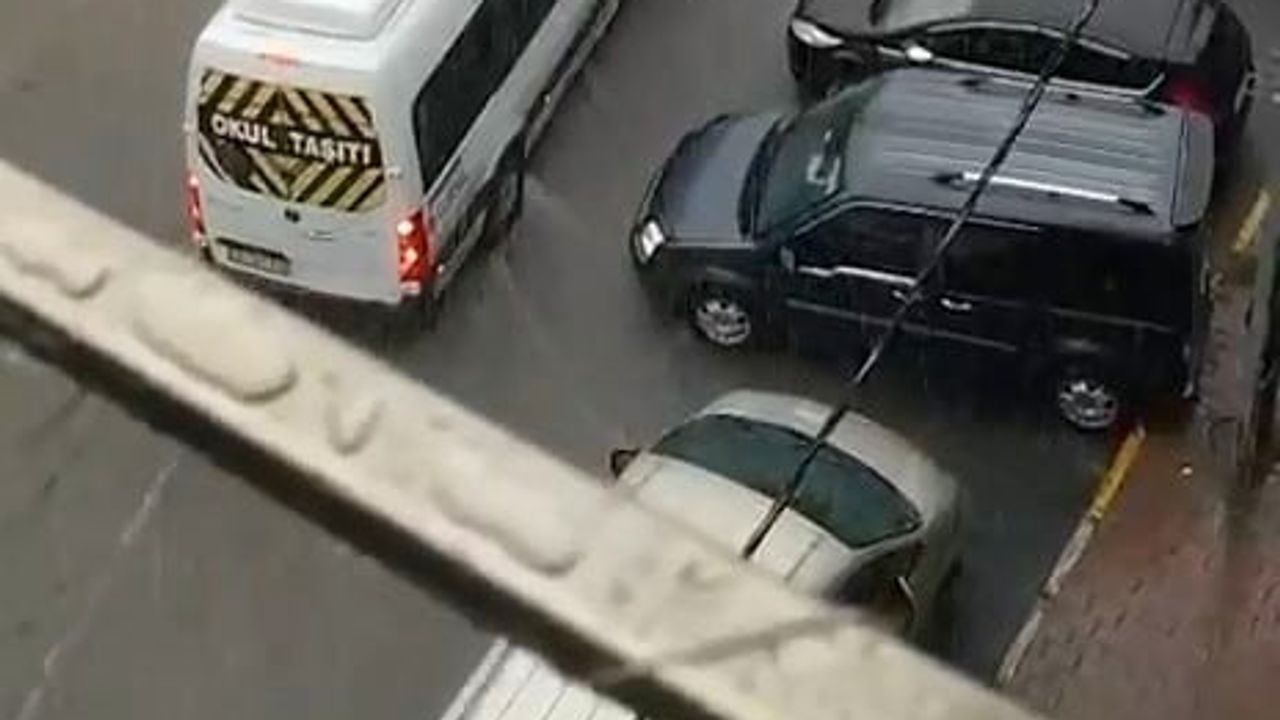Dereyolu'nda sağanakta sürüklenen kadın vatandaşların müdahalesiyle kurtarıldı