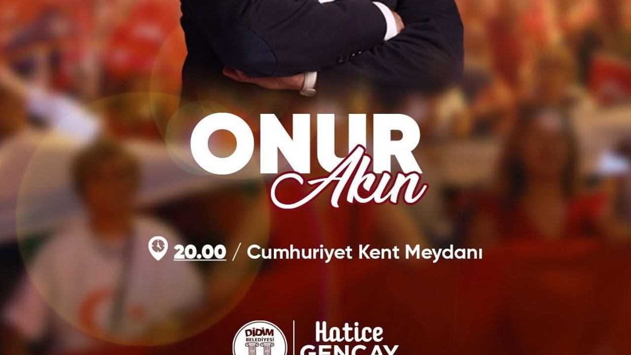 Didim’de cumhuriyet coşkusu fener alayı ve Onur Akın konseriyle taçlanacak