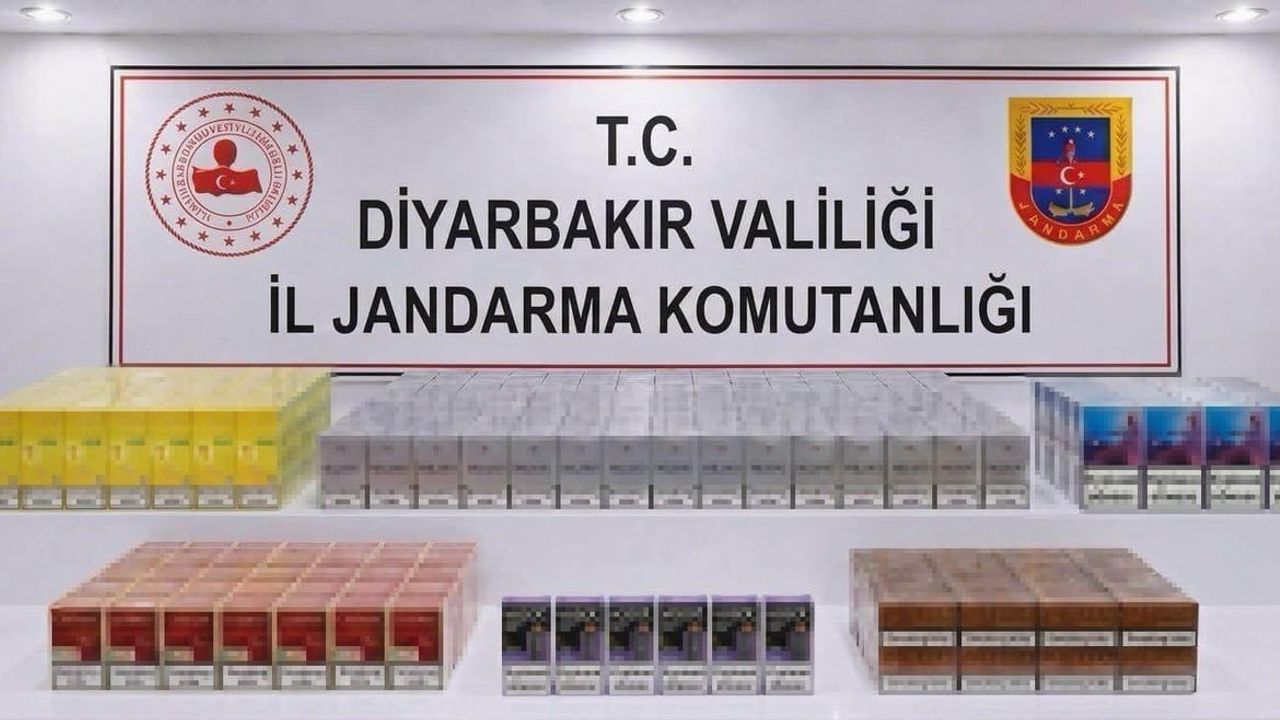 Diyarbakır'da jandarma kaçak mal hareketliliğini hedefleyen operasyon düzenlendi