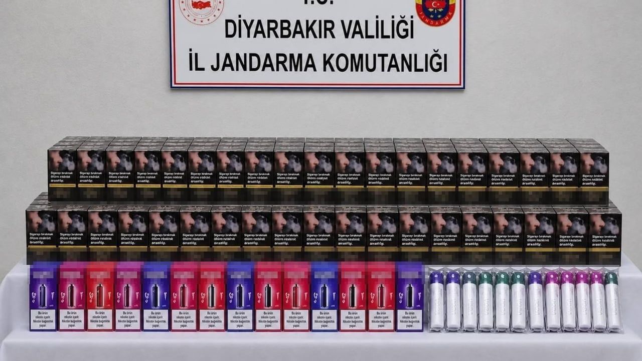 Diyarbakır'da jandarmadan kaçakçılığa yönelik geniş çaplı operasyon