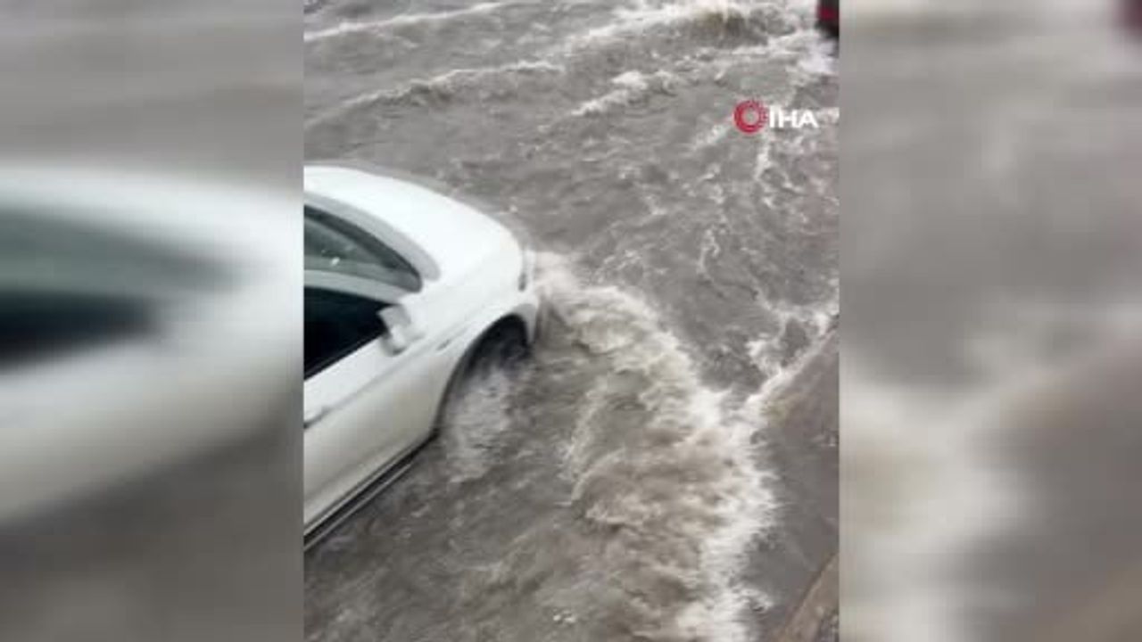 Diyarbakır’da sağanak alt geçitleri suyla doldurdu, sabah trafiği felç oldu