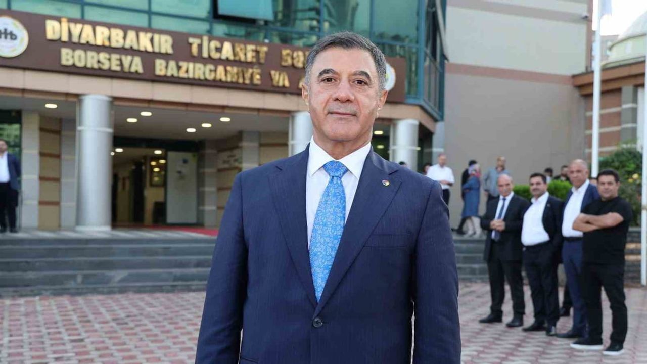 Diyarbakır ticaret borsasında tek listeyle yeniden göreve seçilen Engin Yeşil
