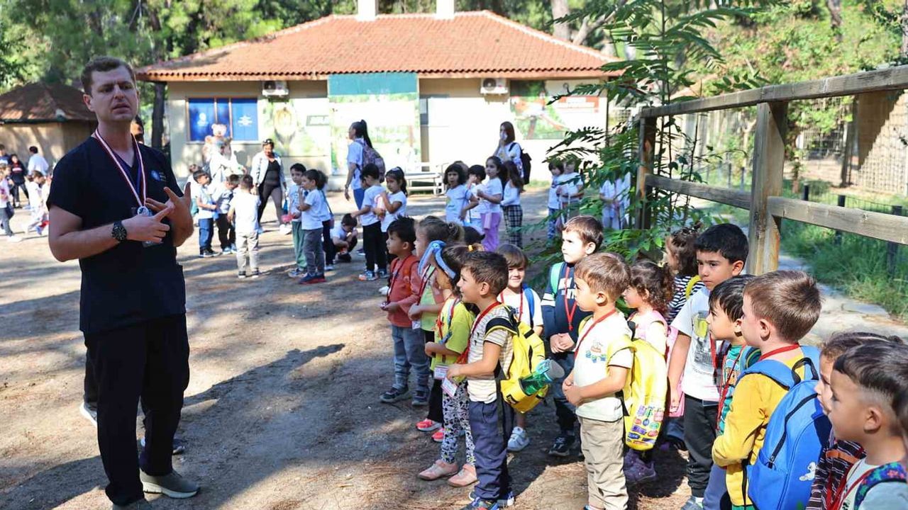 Doğada empati: çocuklara hayvan sevgisi aşılandı