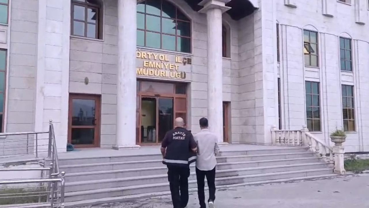 Dörtyol'da aranan hükümlü polis takibiyle cezaevine gönderildi