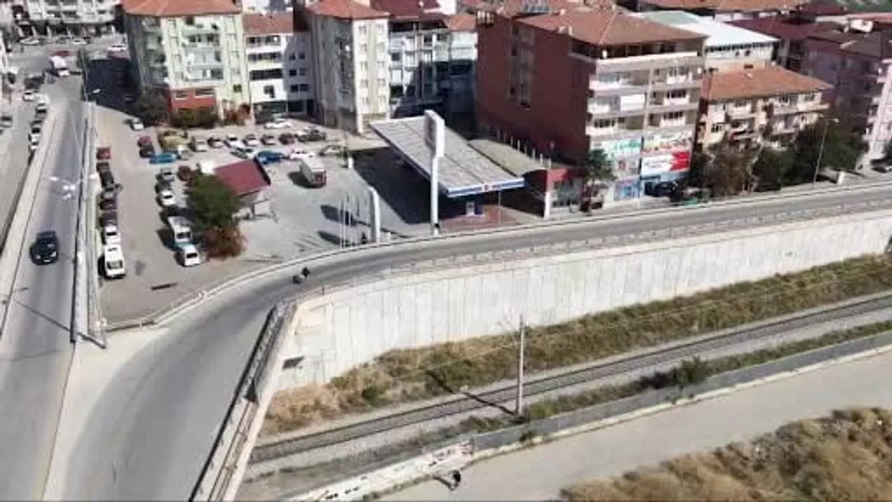 dronla takip sonucu çalıntı motosikletle kaçan sürücü yakalandı