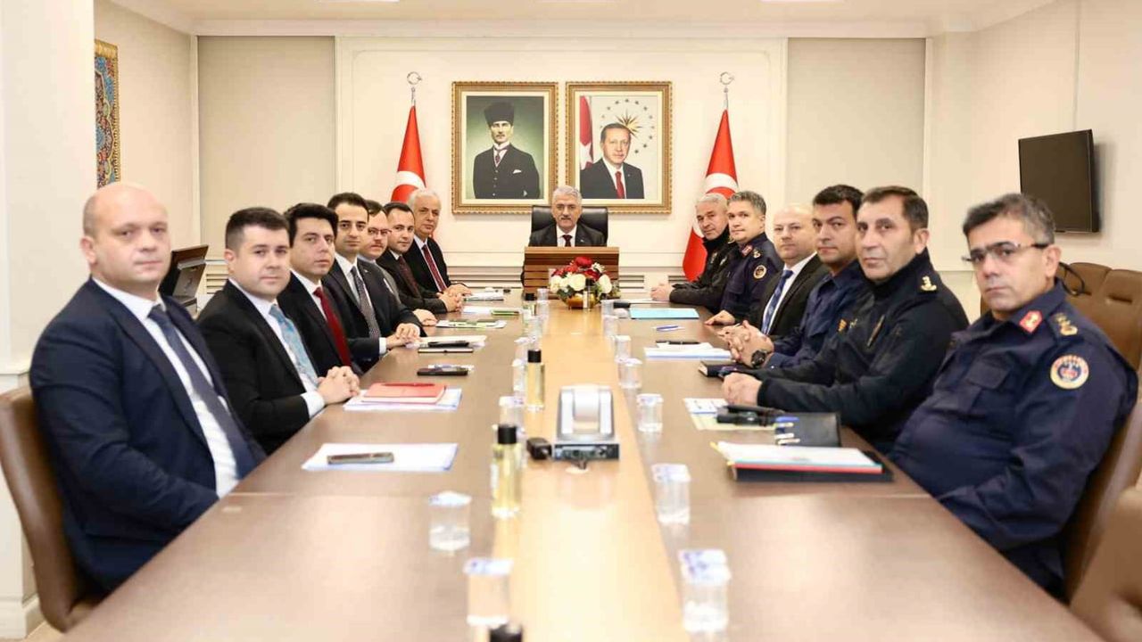 Düzce'de huzur için koordineli güvenlik değerlendirmesi