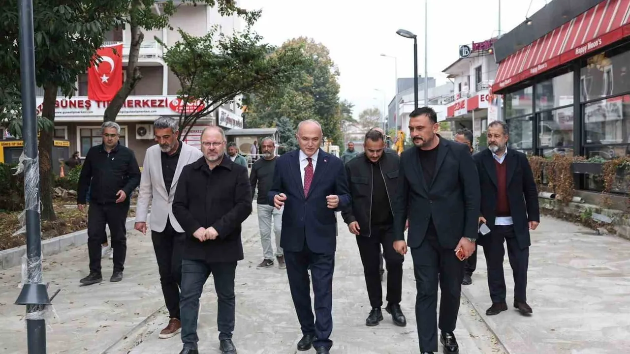 Düzce’de Millet Bahçesi ile Merkez Park arasında yeşil yol bağlantısı