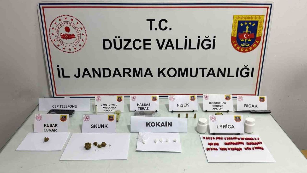 Düzce'de şüpheli adreslere eş zamanlı jandarma baskını: bir kişi tutuklandı