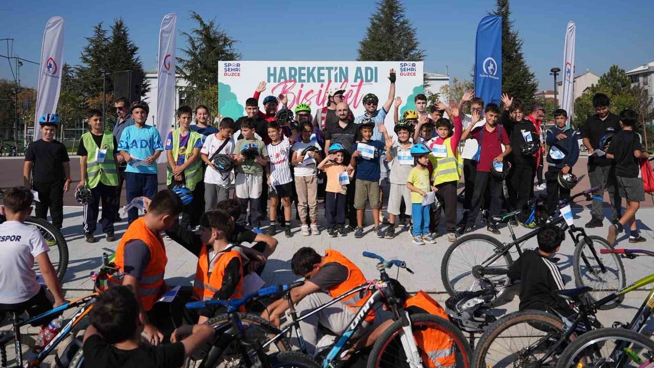 Düzce'de yaşam pedallarla canlandı