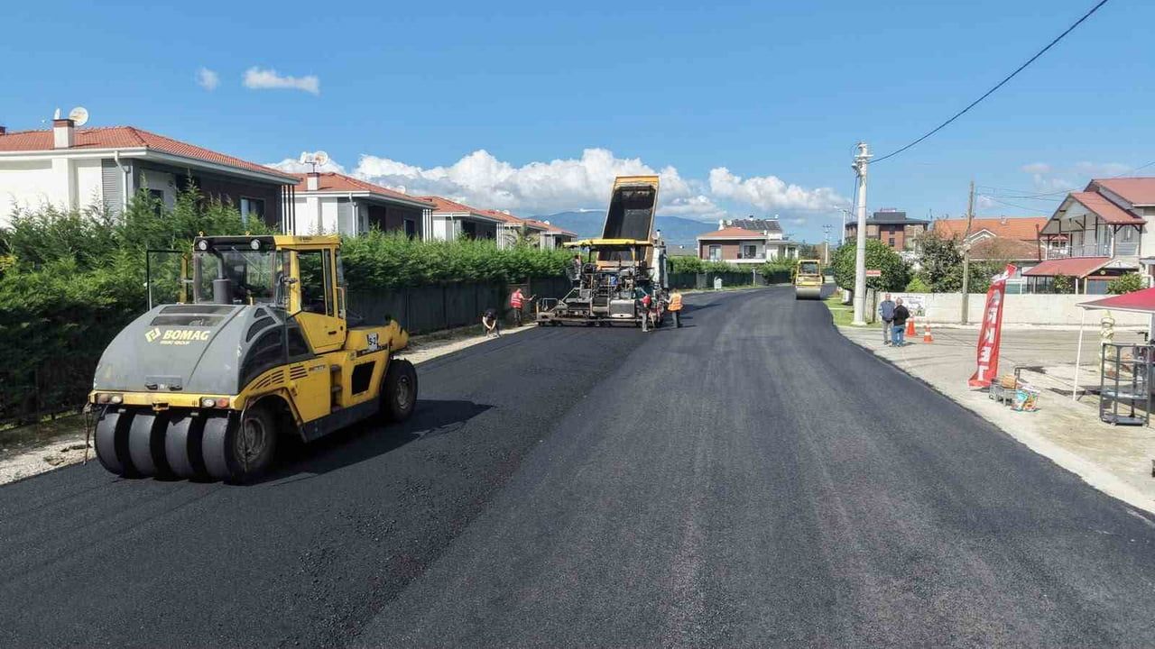 Düzce'nin yollarında kapsamlı asfalt dönüşümü