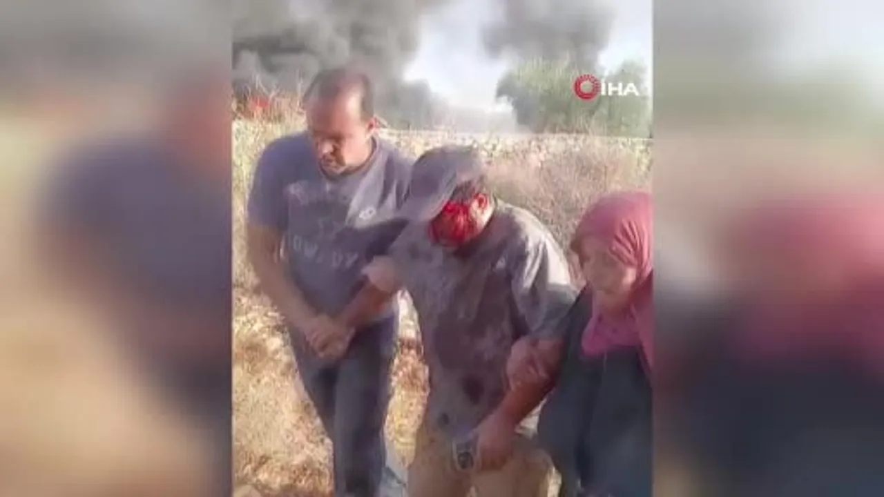 Ebu Falah'ta zeytin hasadına maskeli grupların ateş ve taşlı saldırısı