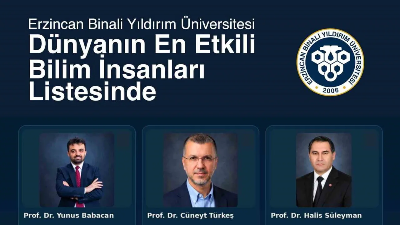 EBYÜ’den beş akademisyen 2026’nın en etkili bilim insanları listesine girdi