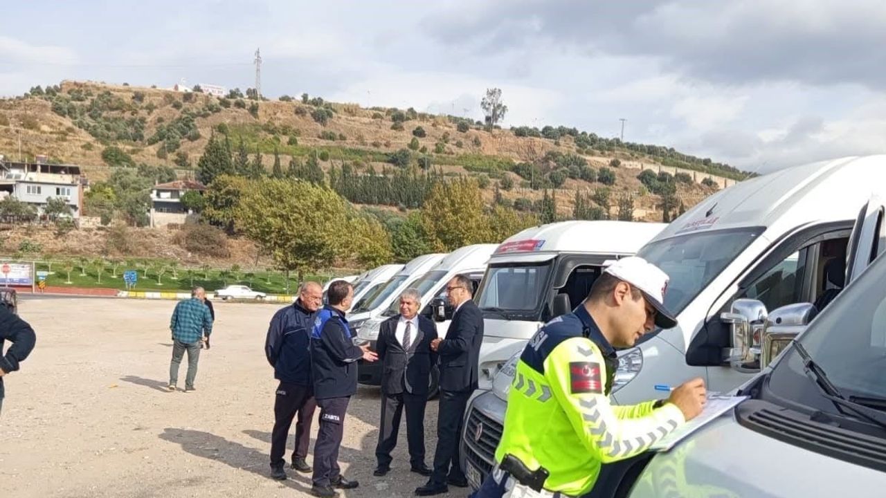 Efeler’de okula güvenli yol: servis araçlarına kapsamlı denetim