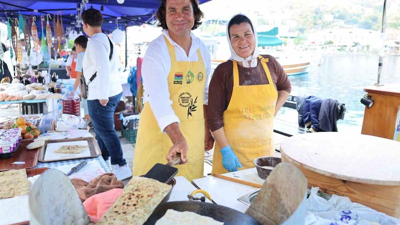 Ege'nin deniz ürünleri Selimiye'de gastronomi ve kültür şölenine dönüştü