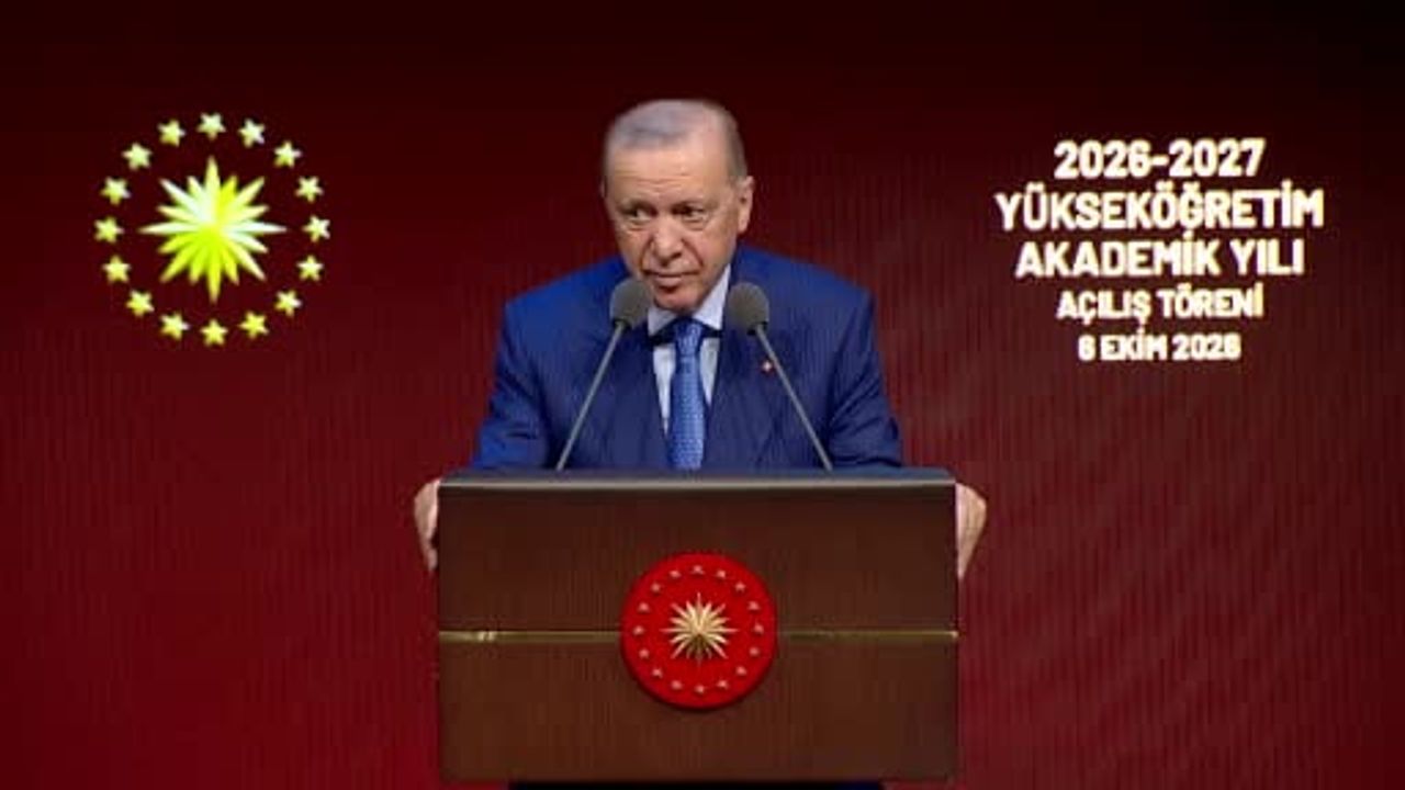 Eğitime insan ve gelecek yatırımı vurgusu: Erdoğan'ın akademik yıl mesajı