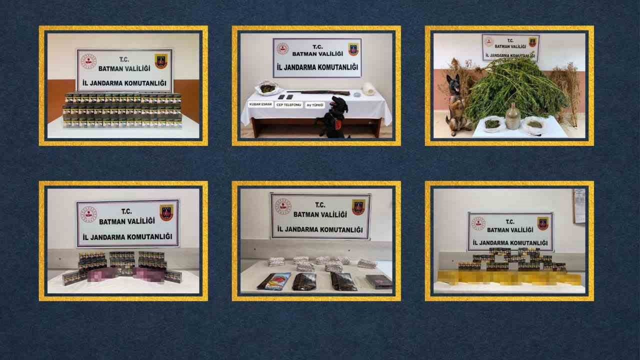 Ekim ayı operasyonları sonuç verdi: 39 aranan şahıs tutuklandı, çok sayıda kaçak mal ele geçirildi