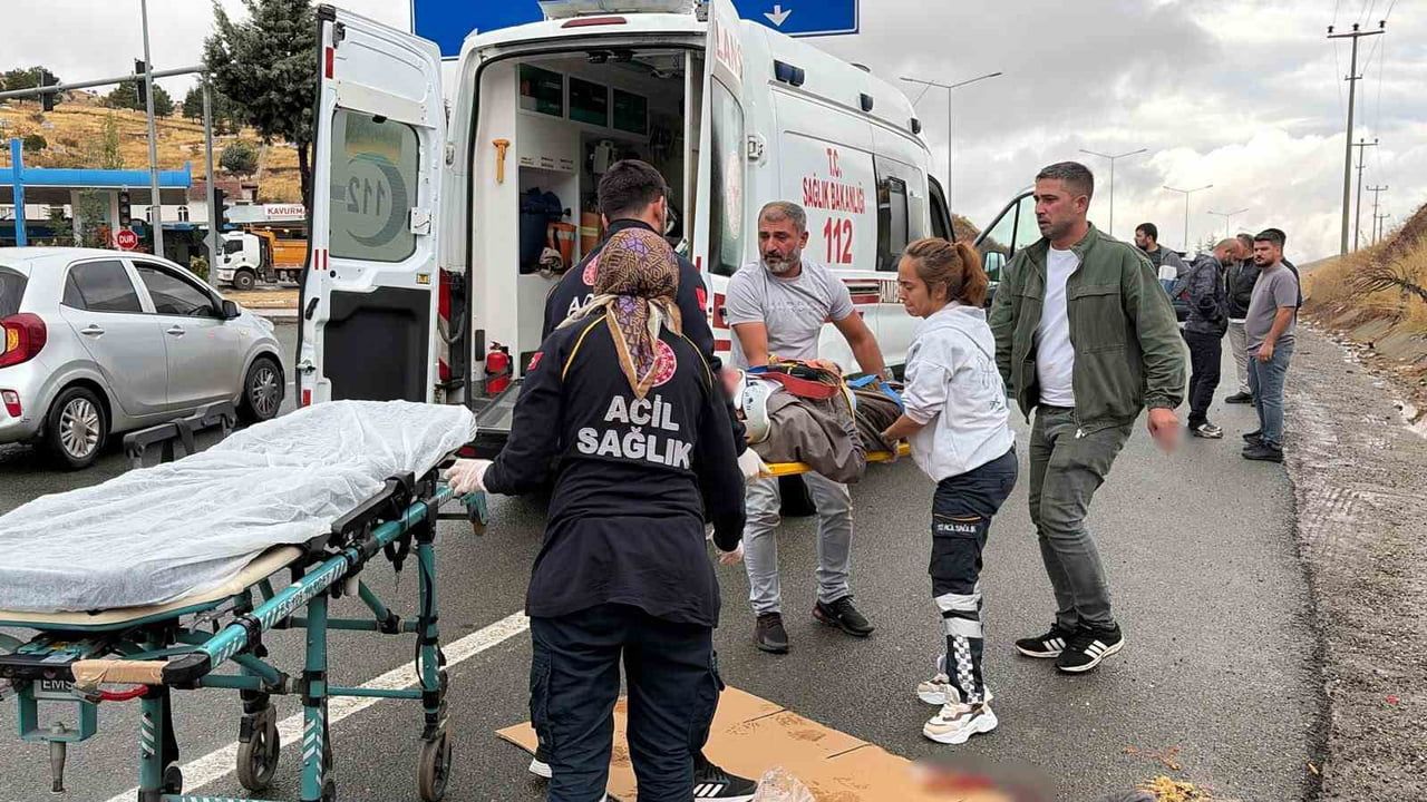 Elazığ'da çarpıp kaçan kamyon sonucu yaşlı adam yaralandı
