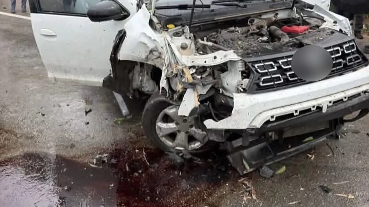 Elmalı'da direksiyon hakimiyeti kaybı sonucu tabela ve ağaca çarpma: 2 kişi yaralandı
