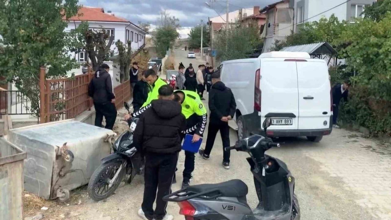 Emet'te öğrenciler için güvenlik önlemi: kuralsız motosikletlere müdahale