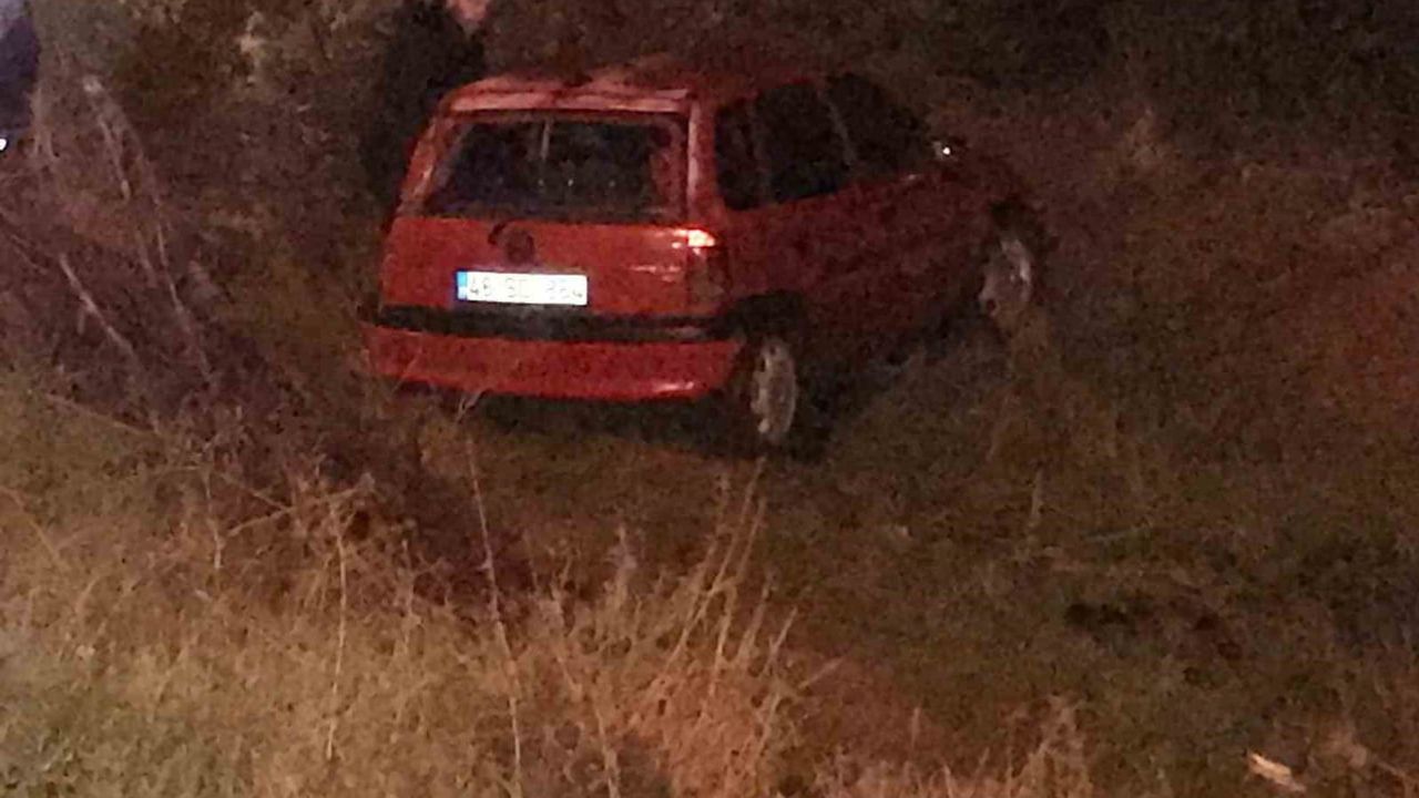 Ereğli'de tır temasının ardından şarampole düşen otomobilin sürücüsü yaralandı