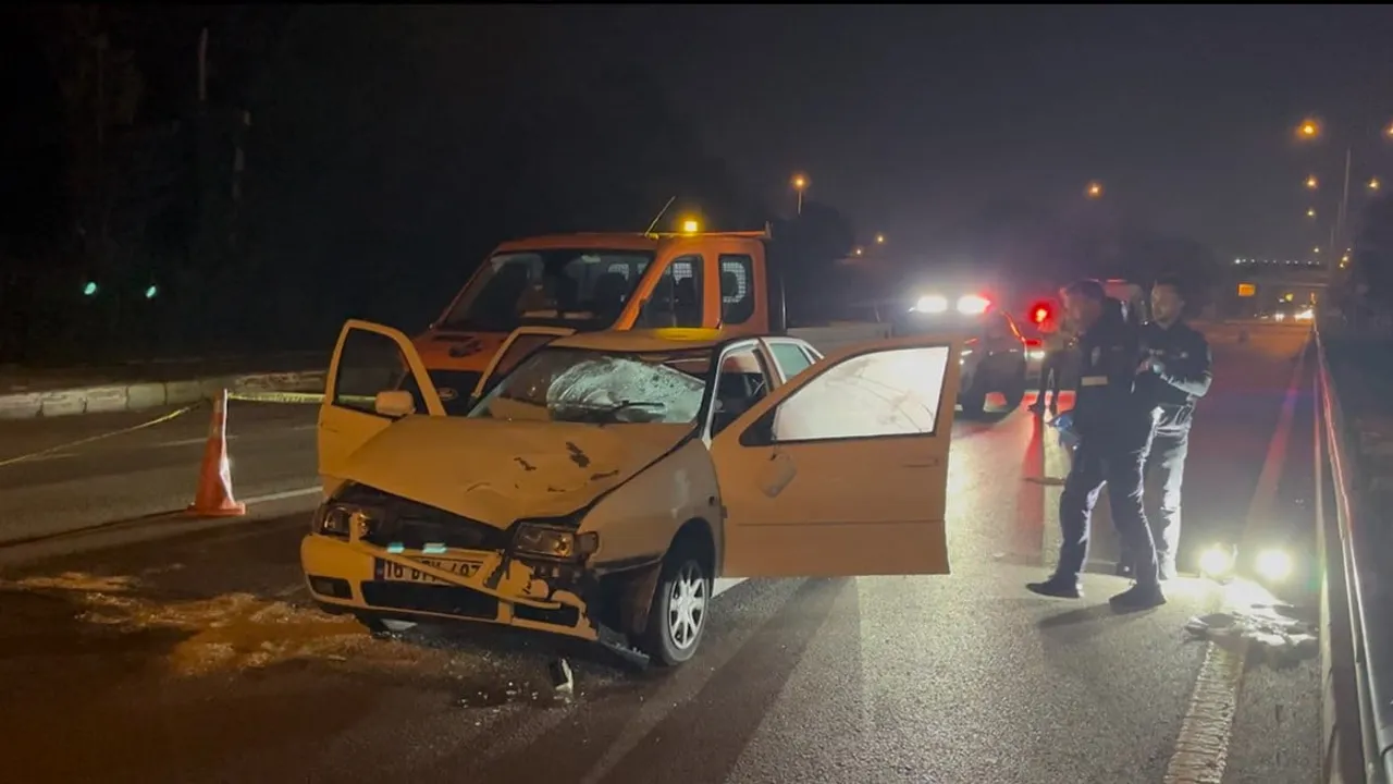 Ertuğrul Mahallesi'nde ana yol çarpışması: karşıya geçen kişi hayatını kaybetti