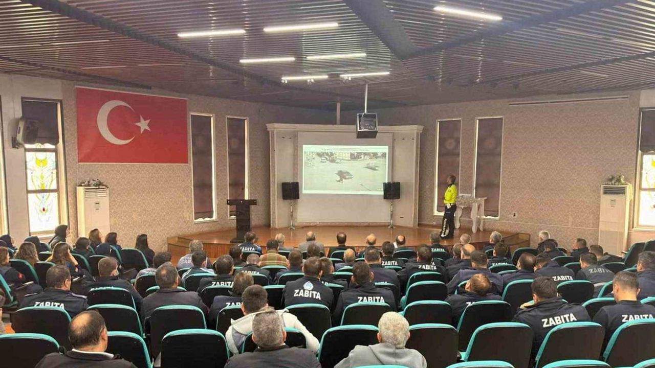 Erzincan'da 160 personele yol güvenliği eğitimi