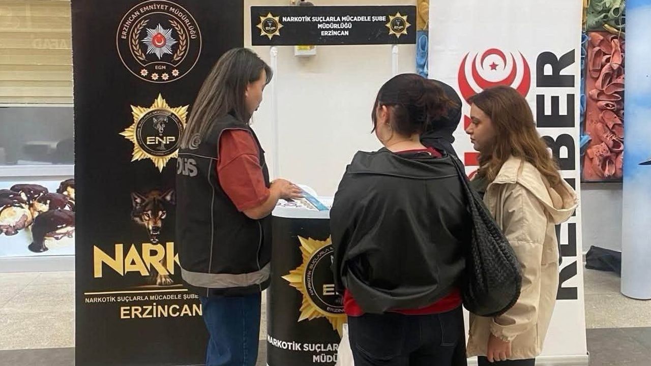 Erzincan'da gençleri hedef alan kapsamlı uyuşturucu farkındalık seferberliği