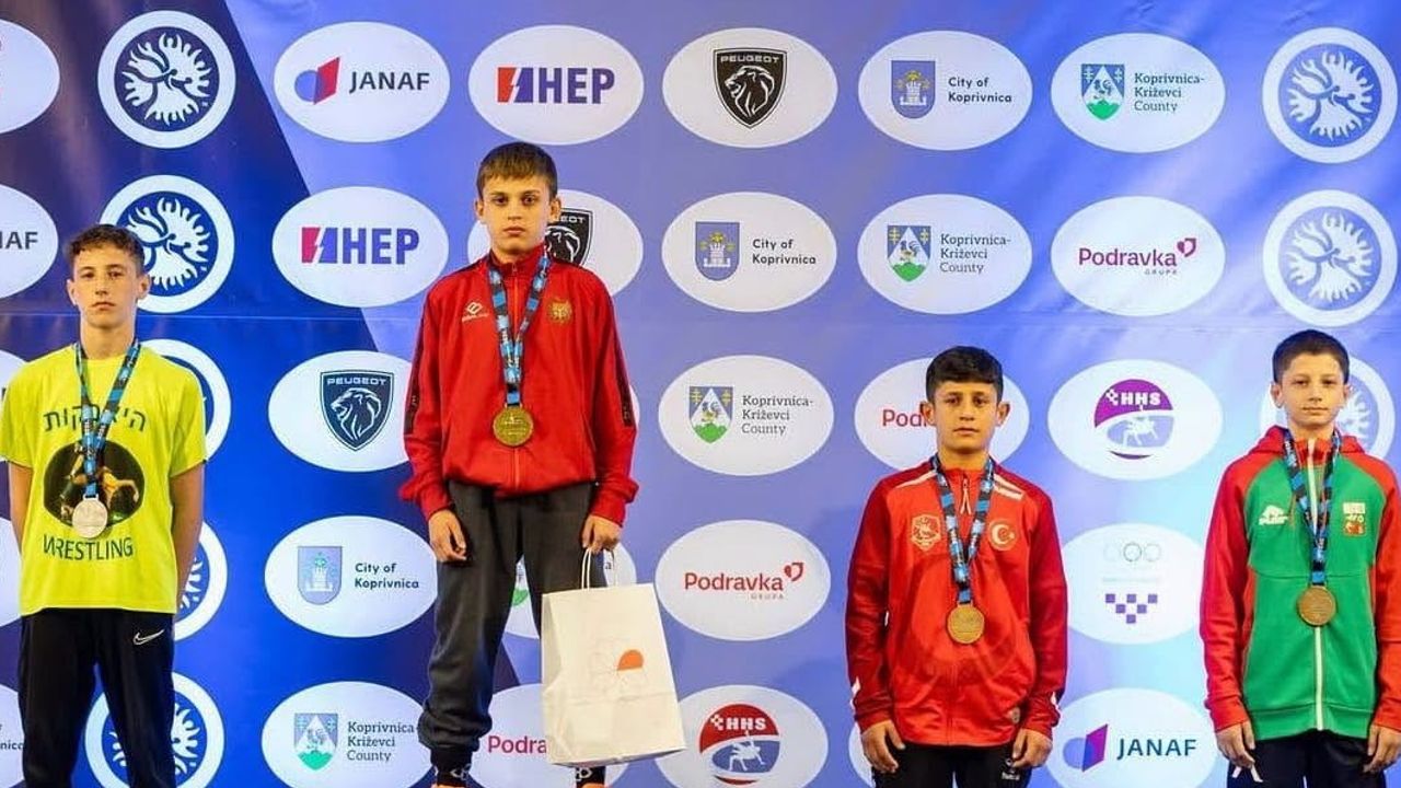 Erzincan'dan Koprivnica'ya: Anzor Yasin'den 38 kiloda bronz