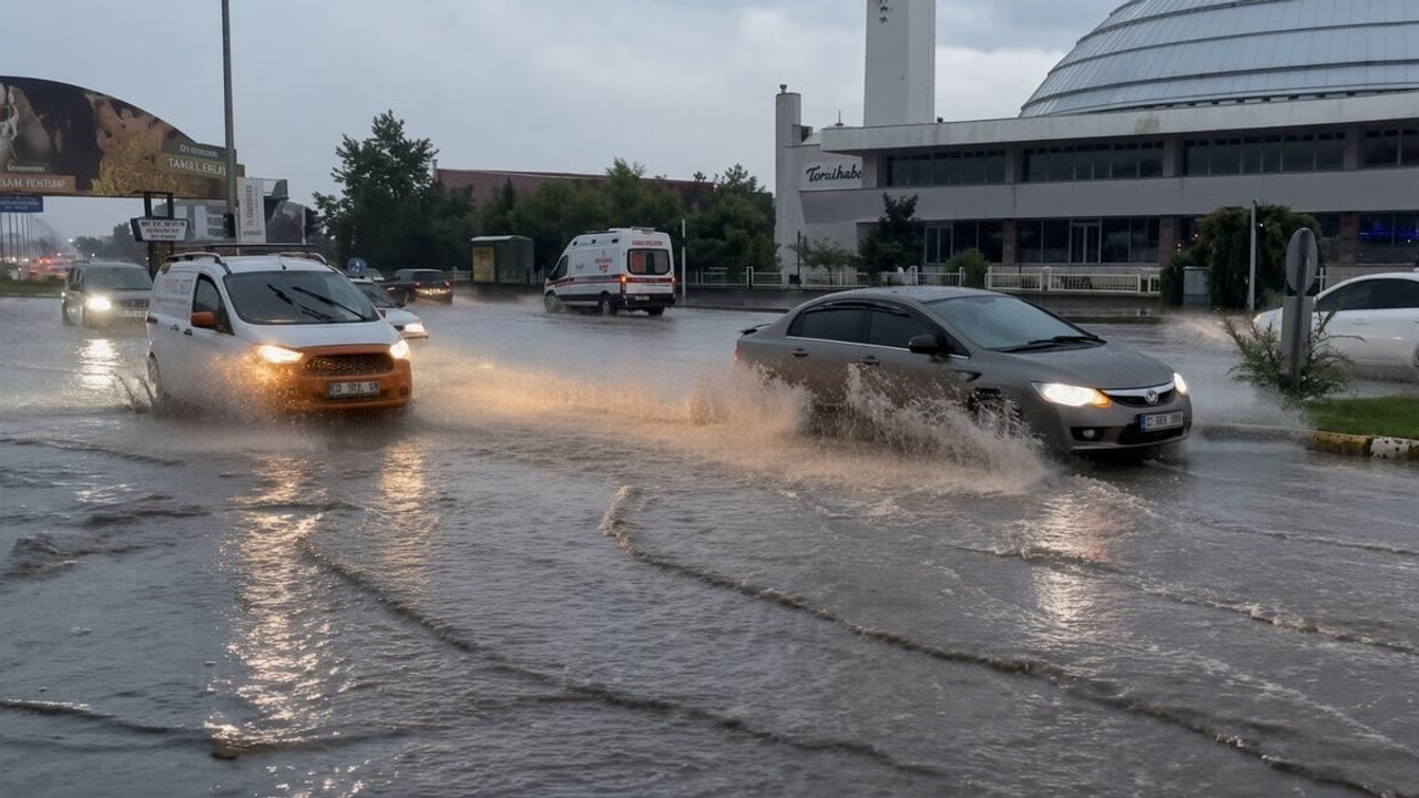 Erzincan semalarında gece boyu ışık oyunları