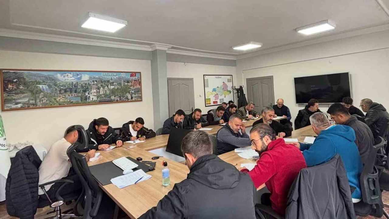 Erzurum'da 31 kişi sürdürülebilir avcılık eğitimiyle sertifikalandı