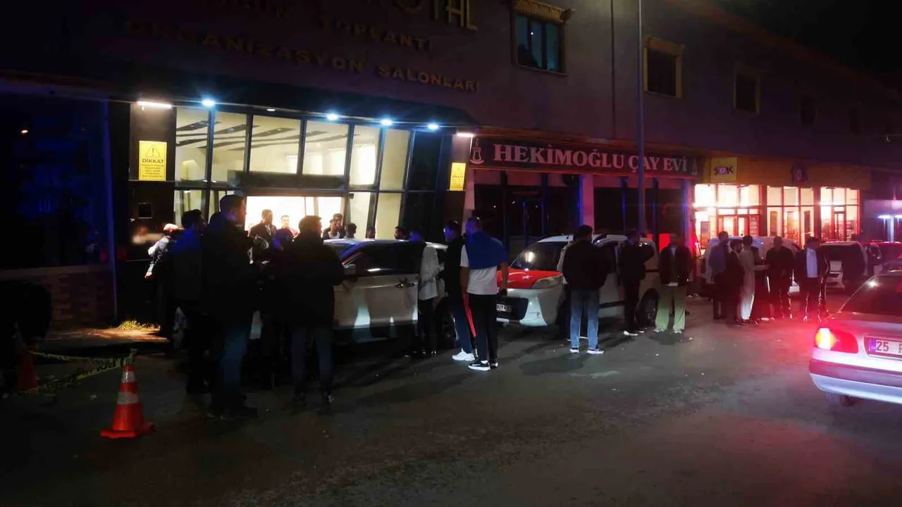 Erzurum’da düğünde bıçaklı kavga şüpheli gözaltına alındı