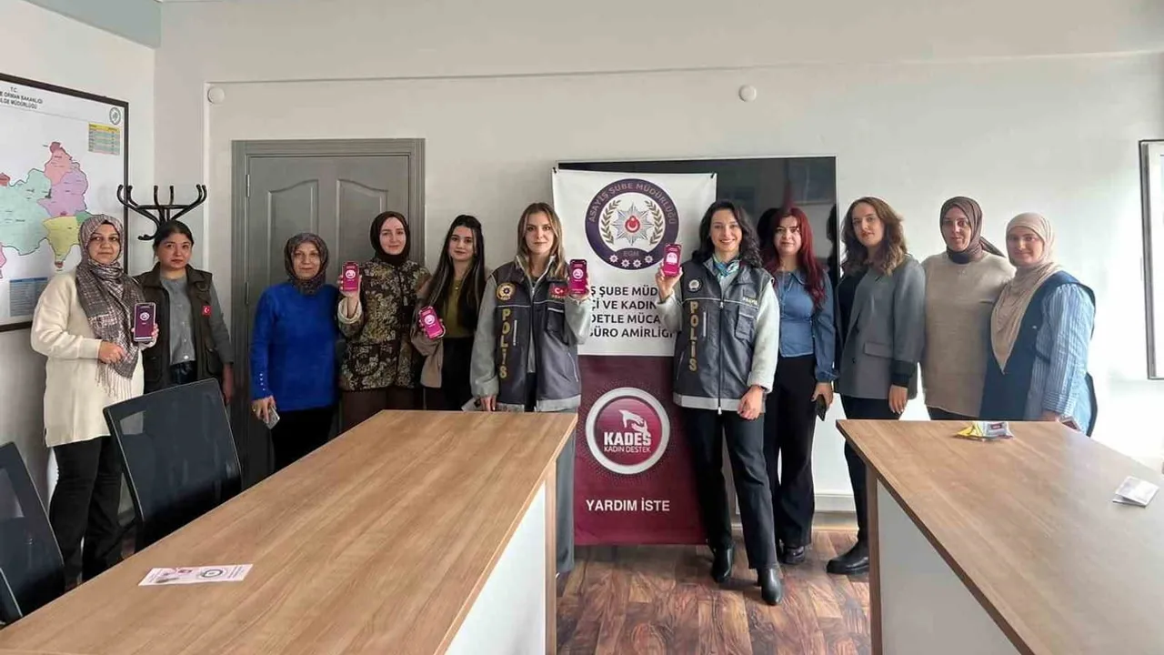 Erzurum'da kadın personele KADES eğitimiyle müdahale yetkinliği artırılıyor