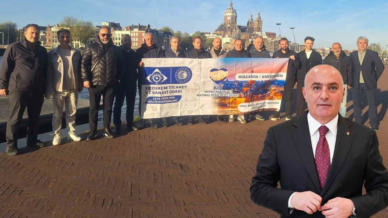 Erzurum'un gıda heyeti Amsterdam'da ihracat kapılarını arıyor