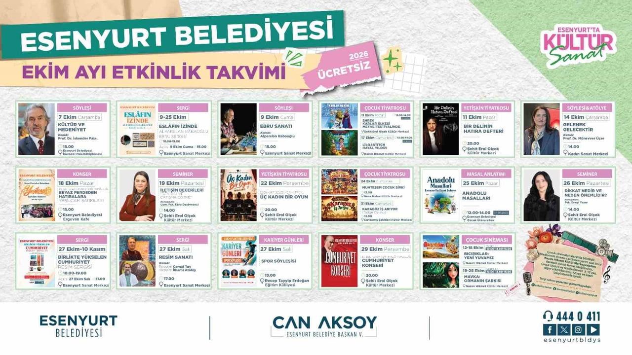 Esenyurt ekimde kente ücretsiz sanatla dokunuyor